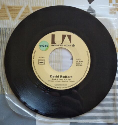 45 Tours - DAVID REDFORD - Blue is only you - Stop - Photo 1/2