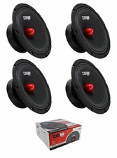 4 DS18 PRO-GM8B 8" Bullet Midrange Loud Speaker 8 Ohm 2320W Car Mid Range Bass