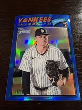 🔥2026 Tops Heritage Cam Schlittler Blue Chrome /150 Rookie #222 Yankees🔥📈📈
