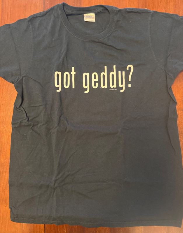 Vintage RUSH  band t-shirt - MEDIUM - BLACK - GEDDY LEE - "GOT GEDDY?"