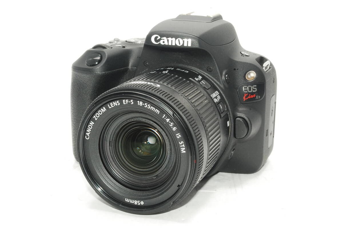 Canon EOS Kiss X9 EF-S 18-55 f/4-5.6 IS STM Lens Kit (Black) z911