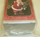 1998 Hallmark Keepsake New Christmas Friend Membership Ornament NIB Puppy Santa — photo 3