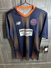 BNWT New Balance FTC Football Jersey Nr 14 Orange/Navy Size Young Large 11-12y
