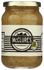 Mcclure'S 16 Oz Sauerkraut Jar Snappy Tangy
