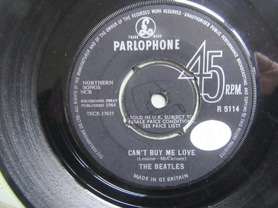 THE BEATLES Can't Buy Me Love/You Can't Do That 1st Press 1964