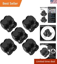 5 Pcs Insulated Multi Cable Connectors for 2-6 AWG - Easy Installation Durable