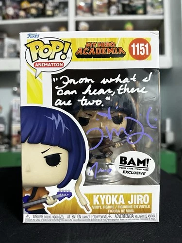 Funko Pop! Kyoka Jiro #1151 My Hero Academia Autographed Trina Nishimura COA