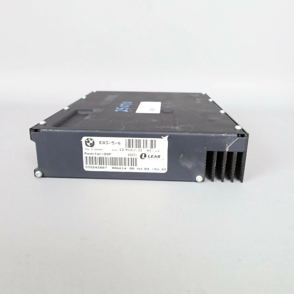 2006-2008 BMW Z4 X3 DSP Top-HiFi Amplifier 65126932417 OEM Used - Image 3 of 4