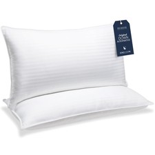 Beckham Hotel Collection Bed Pillows King Size Set of 2 - Down Alternative Be...