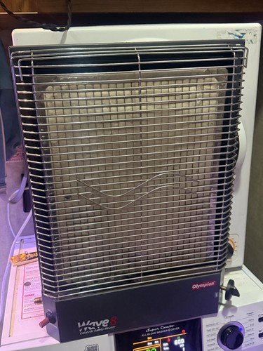Camco model 57351 Olympian Wave 8 Catalytic Propane Heater 8000 BTU Portable 