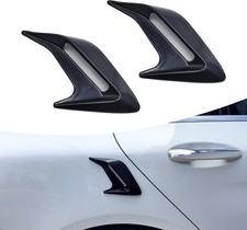 Pack-2 Car Hood Scoop Vent Decorative Cover, Universal Air Flow Intake