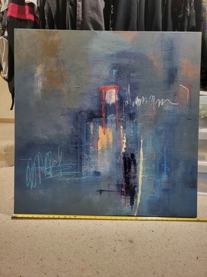 Original Outsider Art Large Modern Contemporary Painting 2025 NEW! GALLERY...