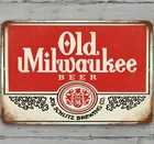 Old Milwaukee Beer 12 x 18 Vintage Novelty Metal Sign Made In USA New!