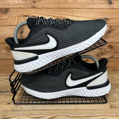 Nike Turnschuhe Damen Größe UK 6 Revolution 5 EXT schwarz weiß Laufen Fitnessschuhe