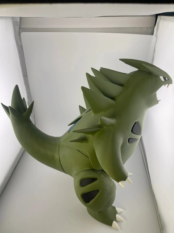 12" Tall Tyranitar Pokémon 3D Printed Figure - High-Detail Collectible Statue - Image 2 of 4