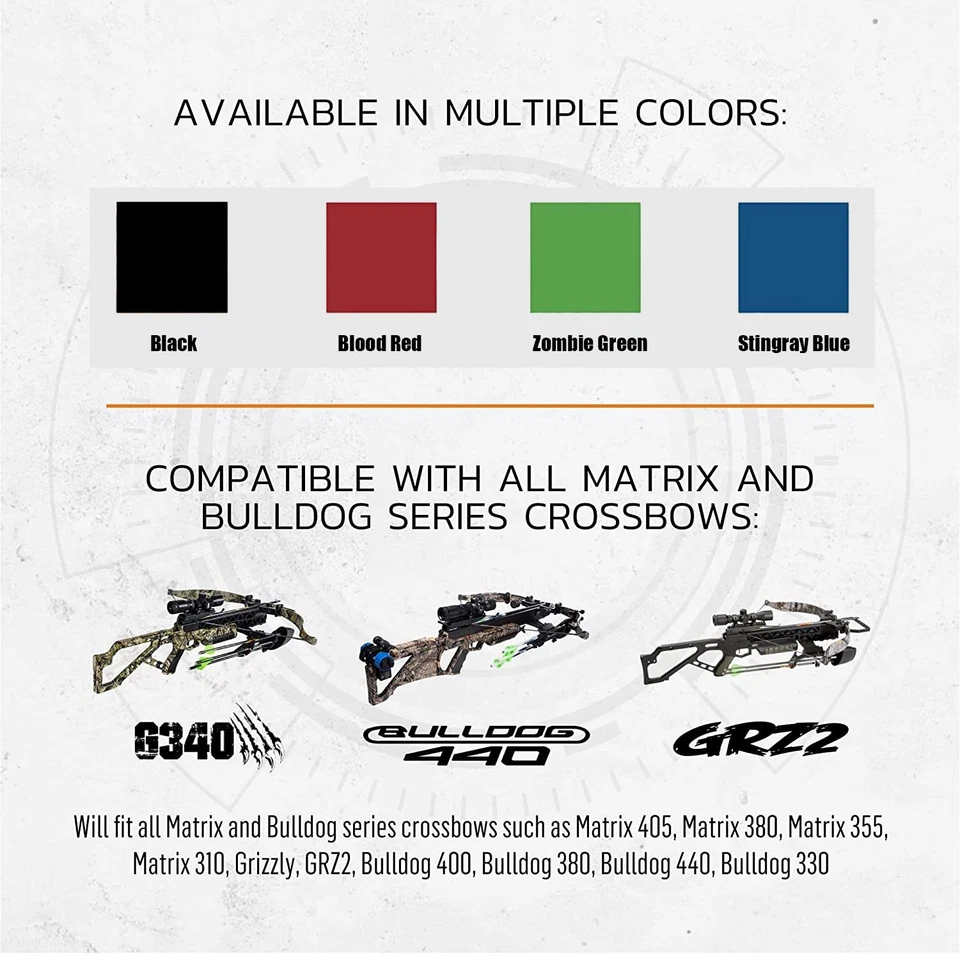 EXCALIBUR Matrix Blood Red Crossbow String Set of 4 (1992BR-x4-BUNDLE) - Image 4 of 4