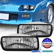 Fits 1985-1992 Chevy Camaro Front Bumper Lights Turn Signal Lamps Leftright