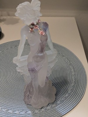 Acrylic Cyrstalline Female Sculpture Frederick Hart /W. Anina Unsigned Nice