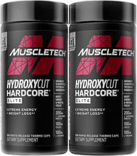 Hydroxycut Hardcore Elite - Energy  Metabolism Support for Men  Women - 270 mg