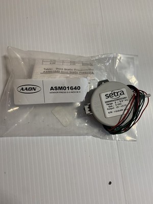 Aaon ASM01640 - Static Pressure Transducer NEW!!!