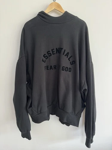 Felpa con cappuccio oversize Essentials Fear Of God nera XL