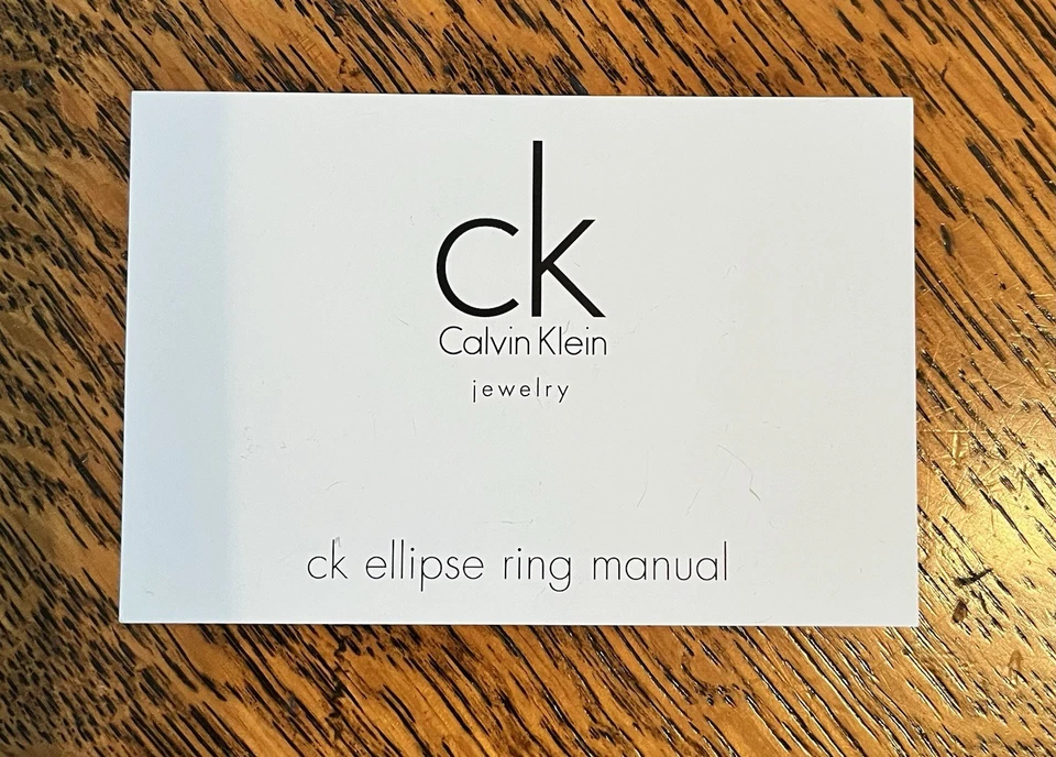 Anillo CK Calvin Klein Elipse Manual Acero Inoxidable Talla 6 Foto 4 de 4