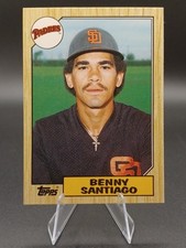 1987 Topps Traded #109T Benito "Benny" Santiago RC SD Padres