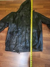 Leather Coat By Wilson's 100 Black Leather Size XL