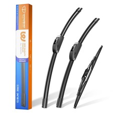 24" 18" Windshield Wiper Blades with 13" Rear Wiper Replacement for Chevy Equ...