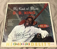 SIGNED B. B. King My Kind of Blues Crown Records Mono Original CLP 5188 Vinyl LP