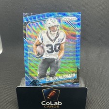 Chuba Hubbard 2025 NFL Panini Prizm /230 Blue Wave #237 Panthers Color Match