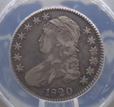 1820 Capped BUST Half Dollar O-106 50c ANACS EF40 Details #256 XF Extra Fine