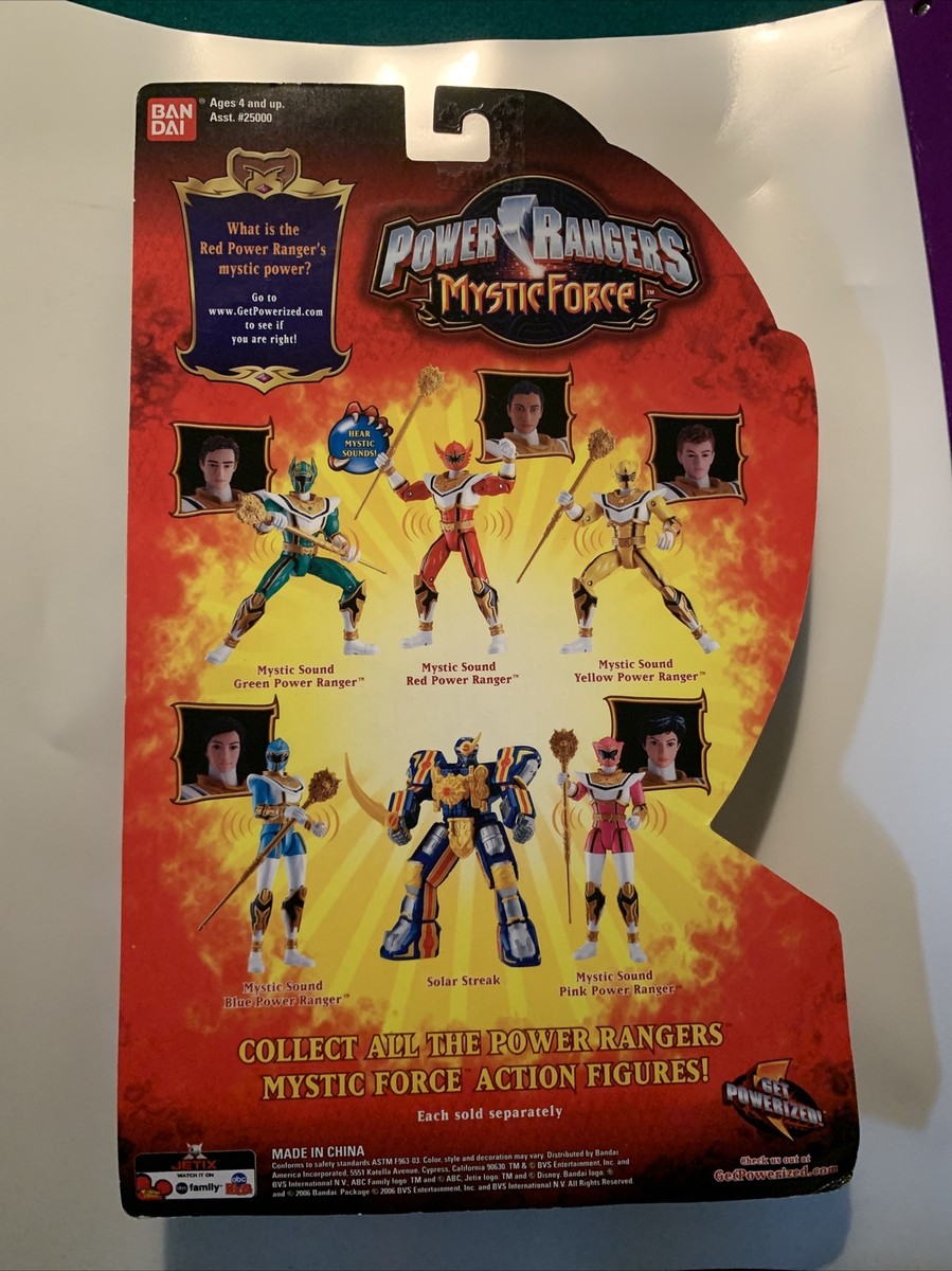 Power Rangers Mystic Force Mystic Sound Blue Power Ranger Action