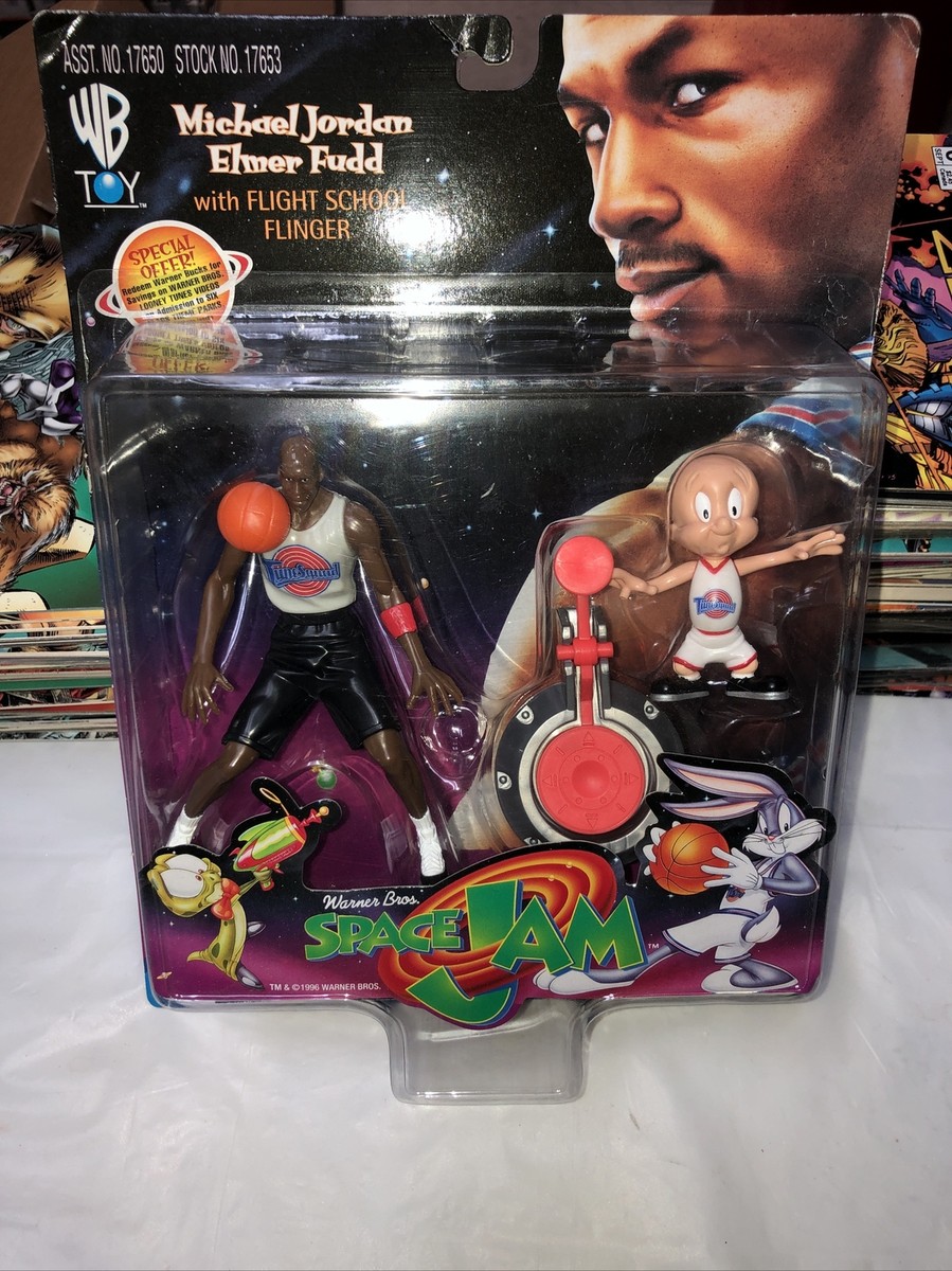 Space Jam Michael Jordan + Elmer Fudd Set New 1996 Movie | eBay