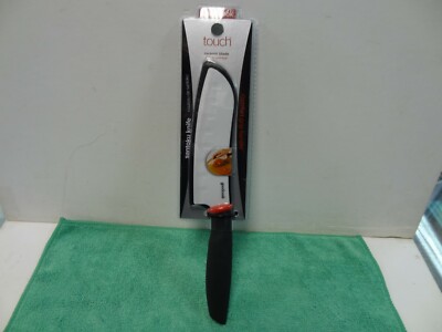 GoodCook Touch Santoku Knife Ceramic Blade 5'' Comfort Handle w/Sheath - 20418