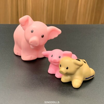 Fisher Price Little People Farm Barn Nativity Pink Pig Figure Baby