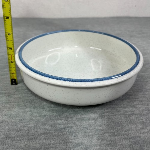 Mikasa Cordon Bleu 9.25” Round Pasta Bowl CG500 With Blue Band On Border - Picture 6 of 7