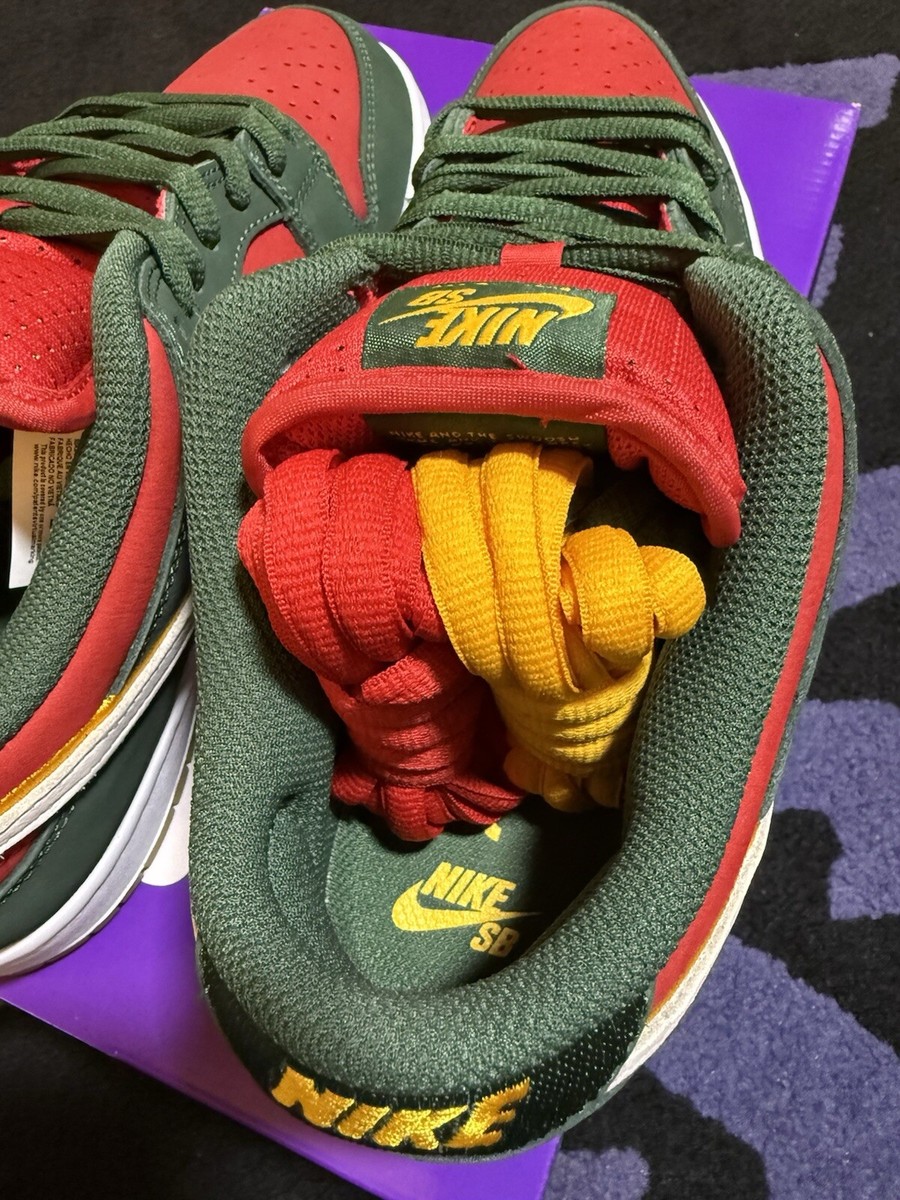 NIKE SB DUNK LOW SEATTLE SONICS SKATE NEW RARE DS AUTHENTIC