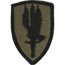 Army 1st Aviation Brigade Subdued Patch ( 2" Wide x 3" High ) 158A
