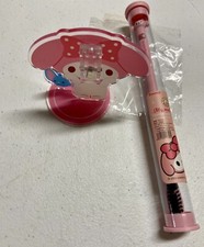Sanrio 2 Pk My Melody Toothbrush  PhotoNote Holder NEW Kawaii Japan Pink Cute