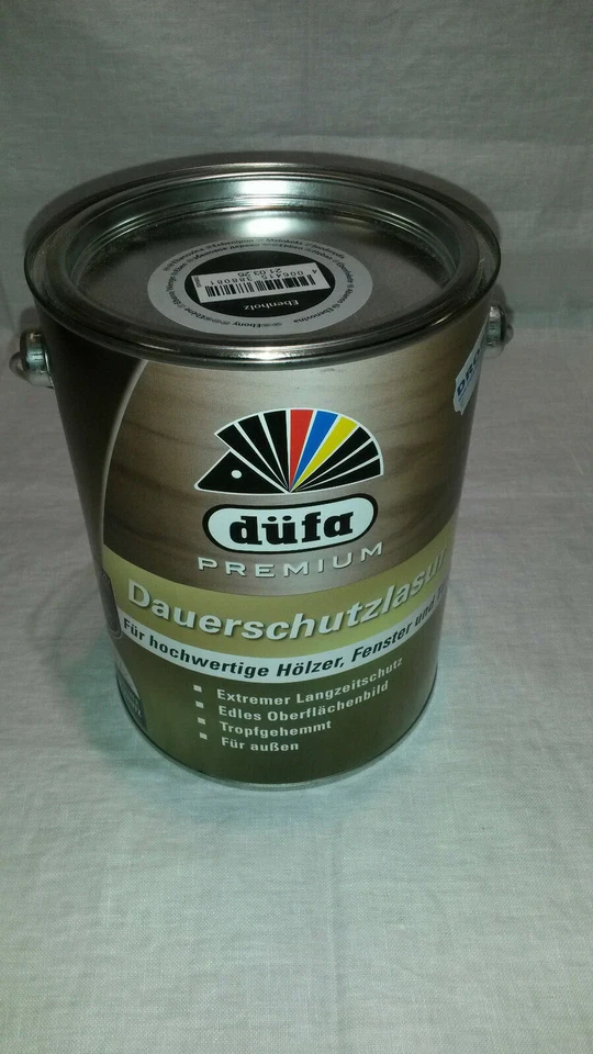 Düfa Premium Dauerschutzlasur Teak 7Jahre Langzeitschutz 0,375/0,75/2,5 L