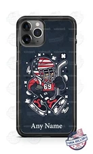 American Kid Ice Hockey Design Phone Case For iPhone 11Pro Samsung LG Google