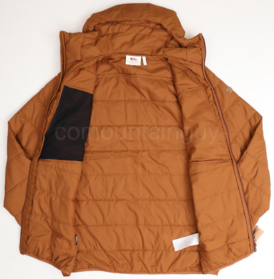 カウン** Fjallraven Men's Keb Padded Hoodie Chestnut Brown Size L | eBay