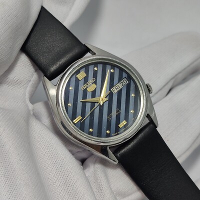 Vintage Seiko 5 Automatic 7009-6001 Day/Date 17J Japan Men's Watch