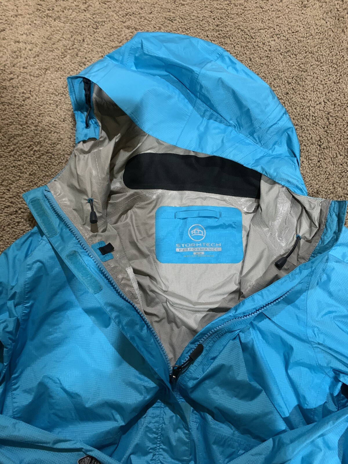 Women's Stormtech Performance light blue Hooded r… - image 9