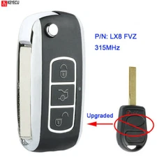 Flip Remote for Land Rover Range Rover L322 VOGUE HSE 2002-2008 Modified Car Key