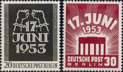 Alemania-Berlín. MNH Yvert 96/97. 1953. Série Completa. Magnifica. Yvert 201 - Bild 1 von 1