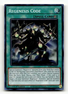 Yugioh Regenesis Code ALIN-EN060 - Alliance Insight