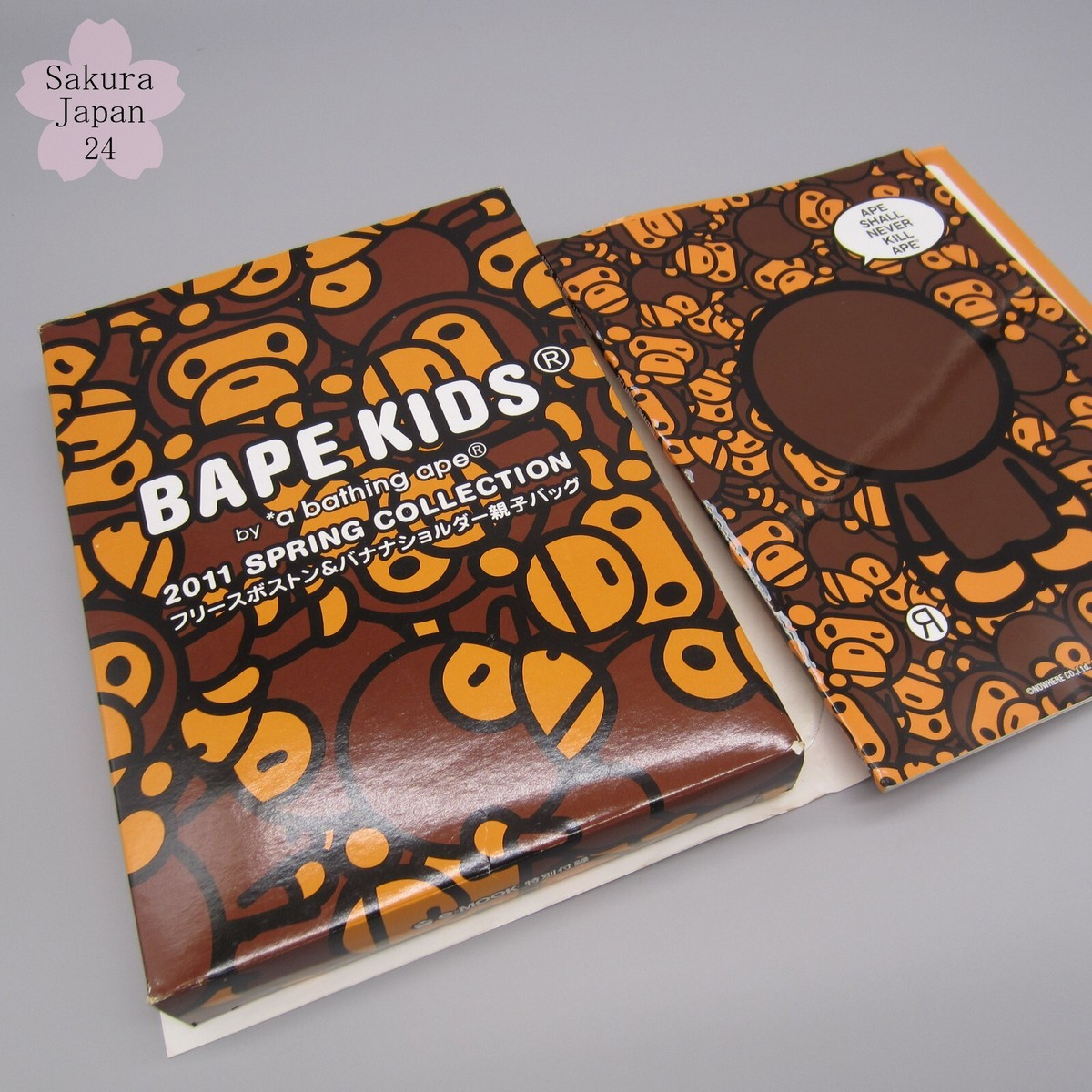 BAPEKIDS フリースボストン　バナナショルダー　バッグ　セット　シール BAPEKIDS フリースボストン バナナショルダー バッグ セット シール