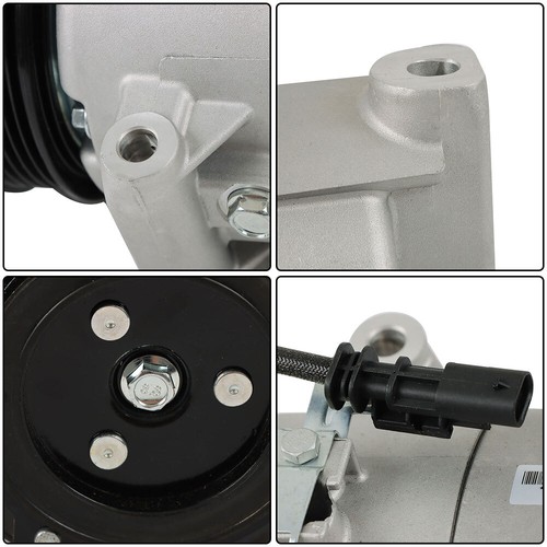 A/C Compressor W/ Clutch Fit For 13-16 Chevrolet Malibu 16-17 Chevrolet Equinox - Picture 6 of 16